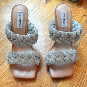Steve Madden Sparkly Sandals Size 8